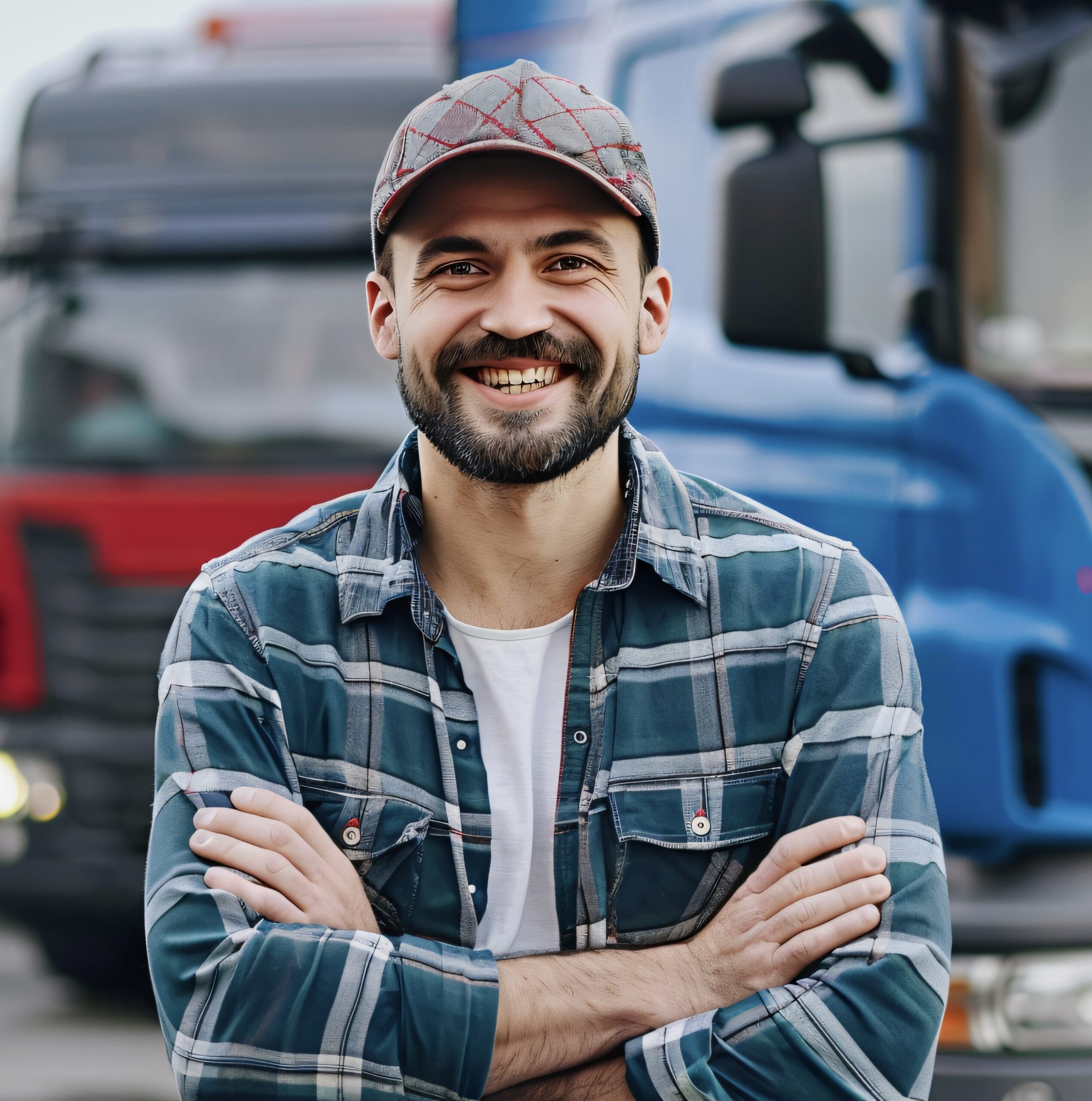 man-working-as-truck-driver-posing